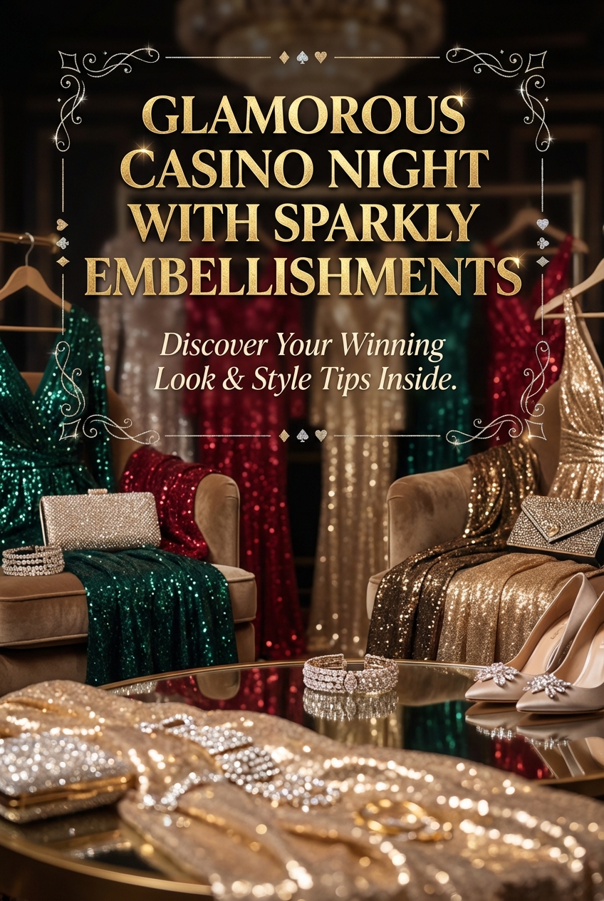 Glamorous Casino Night Dresses With Sparkly Embellishments - photo 2