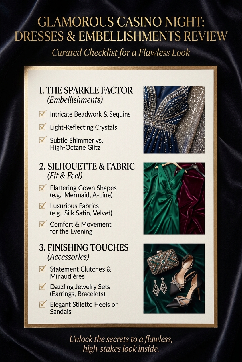Glamorous Casino Night Dresses With Sparkly Embellishments - photo 5
