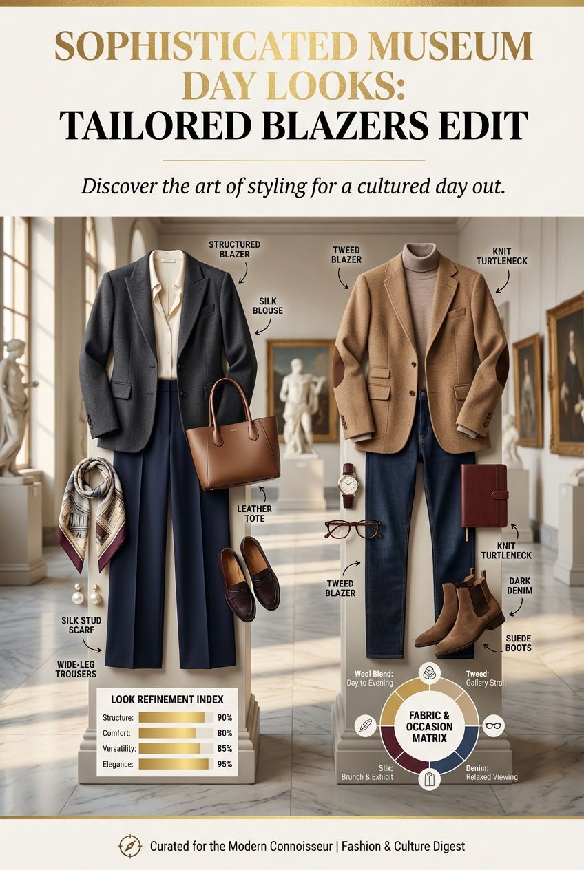 Sophisticated Museum Day Looks With Tailored Blazers - photo 3