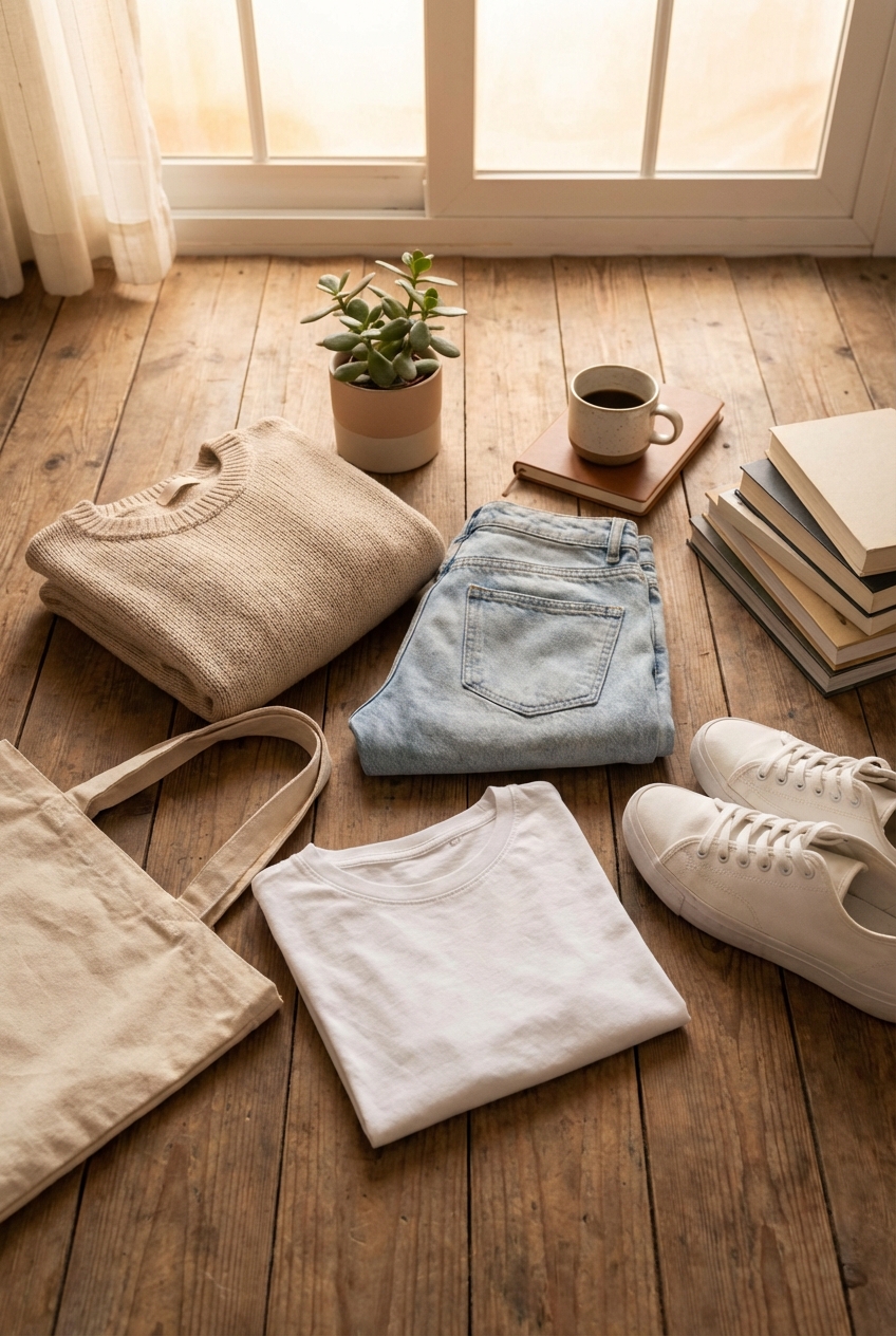 Styling Capsule Wardrobe Pieces For A Laid Back Weekend