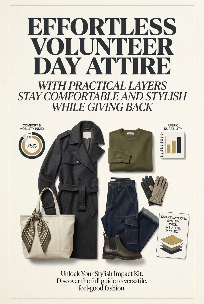 Effortless Volunteer Day Attire With Practical Layers Stay Comfortable And Stylish While Giving Back - photo 3
