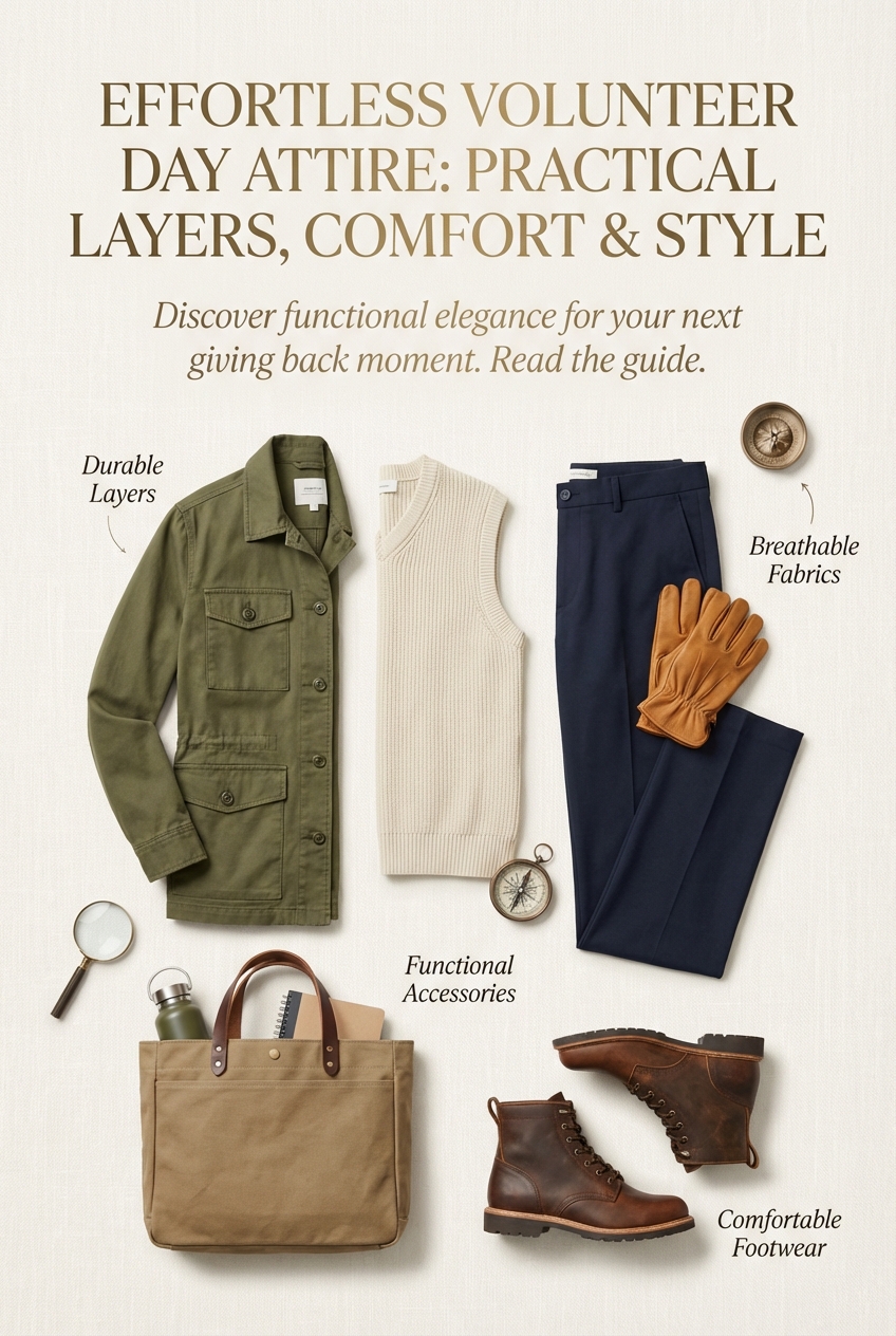 Effortless Volunteer Day Attire With Practical Layers Stay Comfortable And Stylish While Giving Back - photo 4