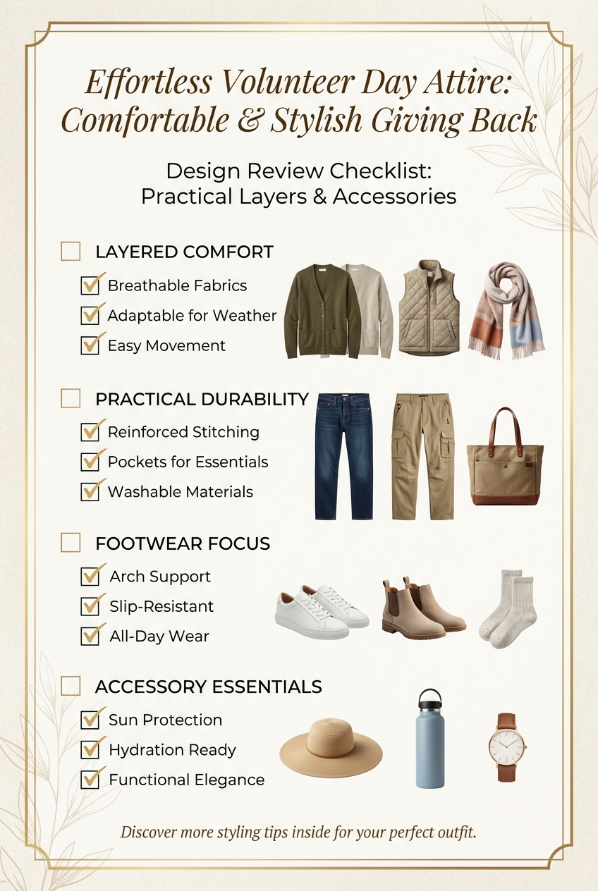 Effortless Volunteer Day Attire With Practical Layers Stay Comfortable And Stylish While Giving Back - photo 5