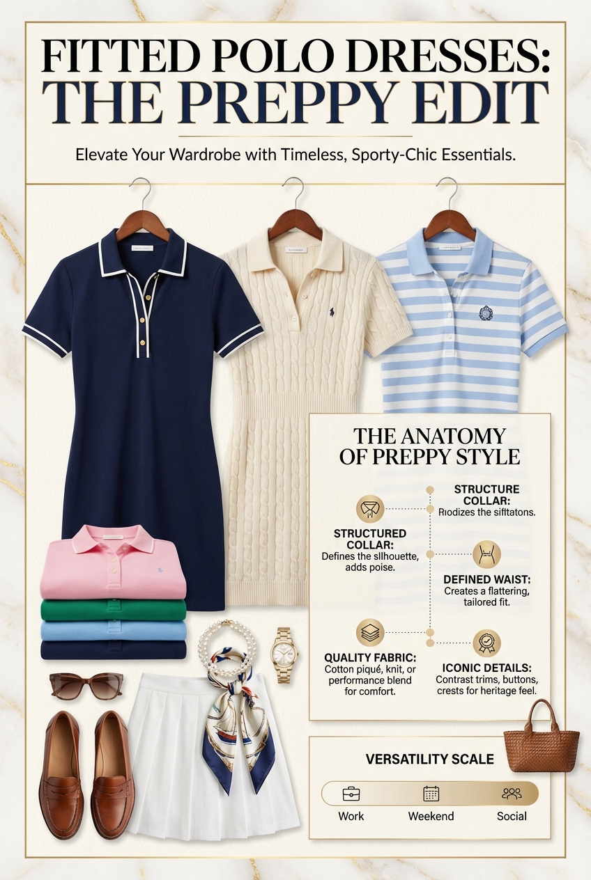 Fitted Polo Dresses For Preppy Vibes - photo 3