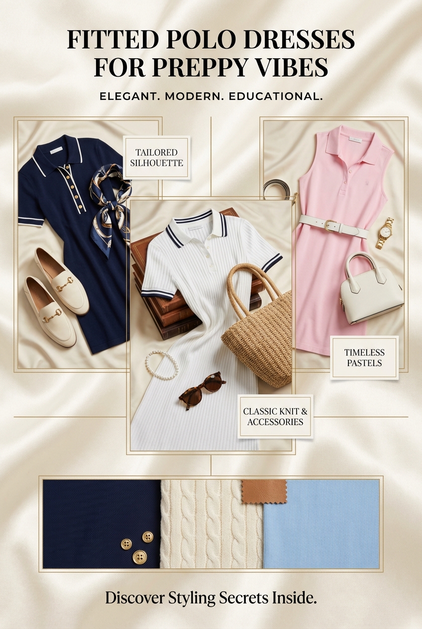 Fitted Polo Dresses For Preppy Vibes - photo 4