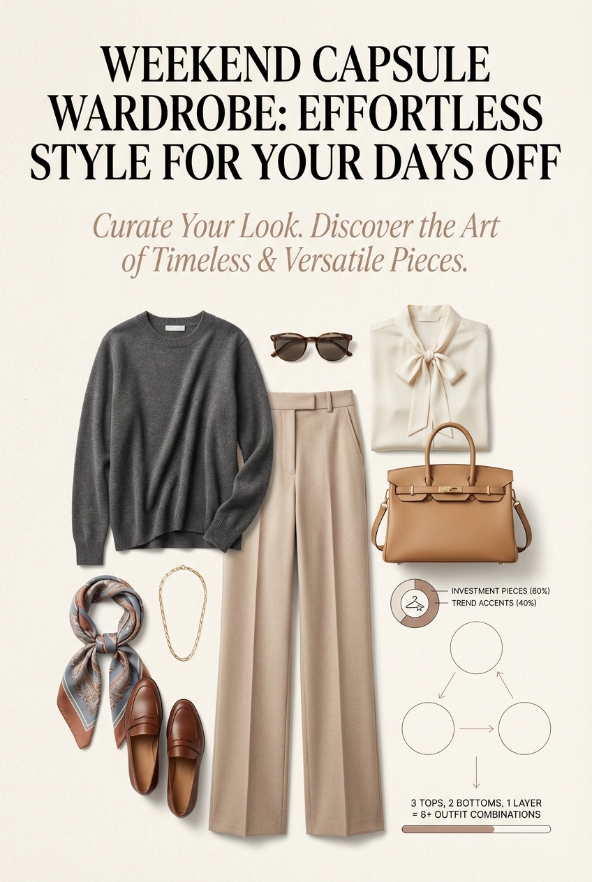 Weekend Capsule Wardrobe Effortless Style For Your Days Off - photo 3