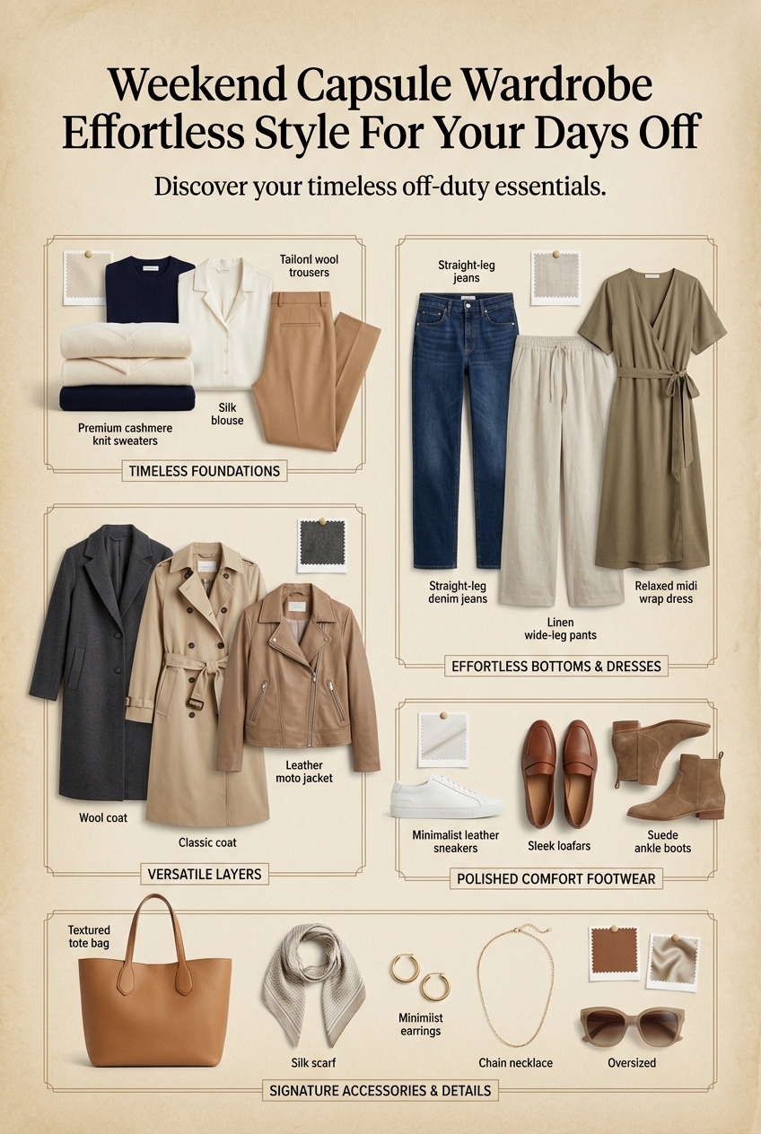 Weekend Capsule Wardrobe Effortless Style For Your Days Off - photo 4