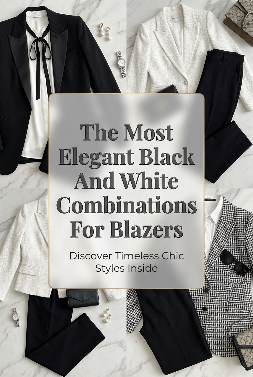The Most Elegant Black And White Combinations For Blazers - photo 2