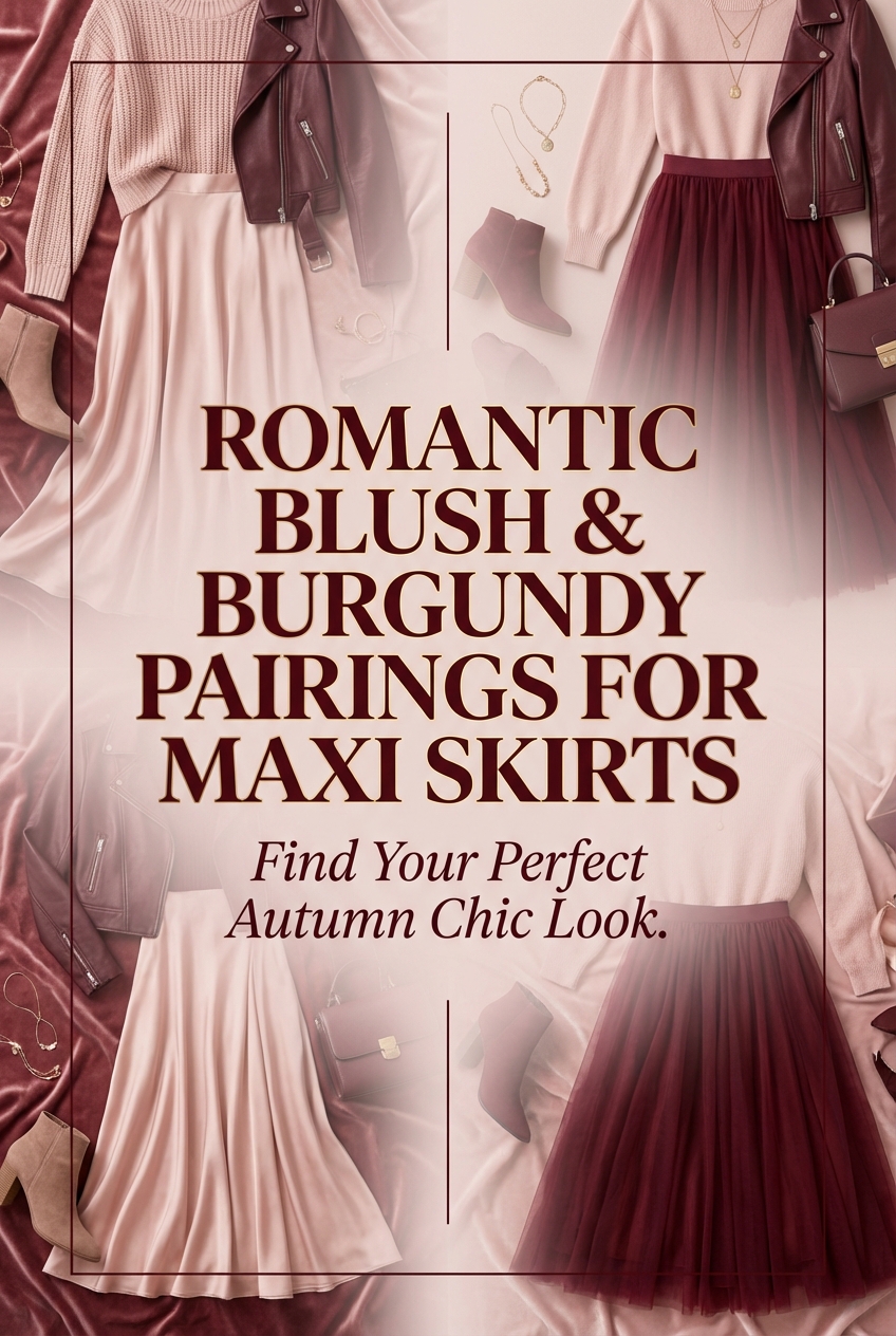 Romantic Blush And Burgundy Pairings For Maxi Skirts - photo 2