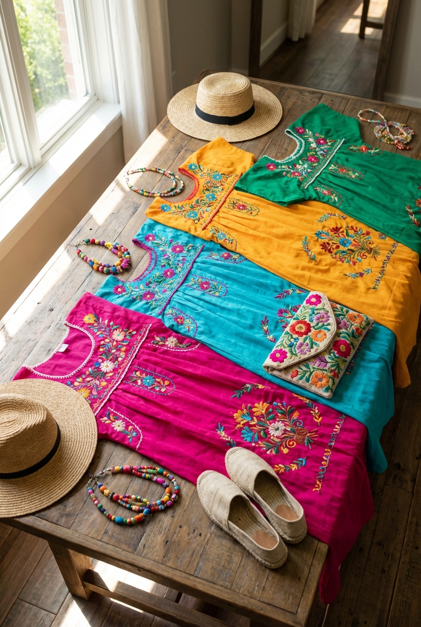 Bright Dresses For Cinco De Mayo Festivities Celebrate In Colorful Style
