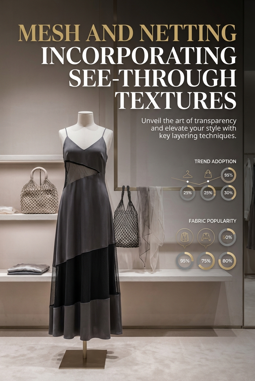 Mesh And Netting Incorporating See Through Textures - photo 3
