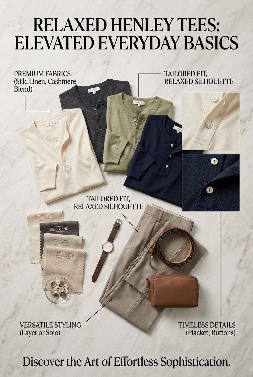 Relaxed Henley Tees For Everyday Basics - photo 4