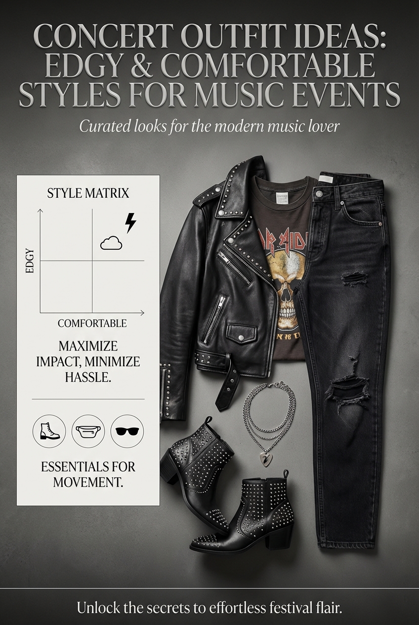 Concert Outfit Ideas Edgy And Comfortable Styles For Music Events - photo 3