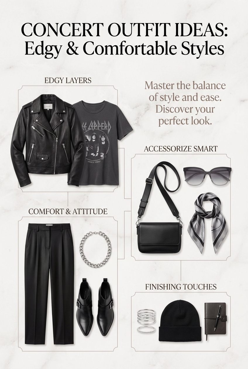 Concert Outfit Ideas Edgy And Comfortable Styles For Music Events - photo 4