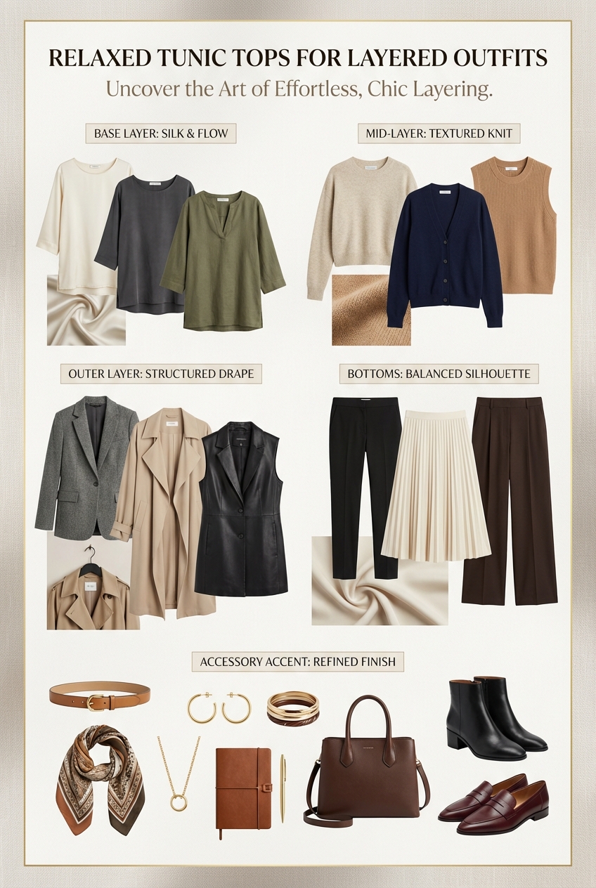 Relaxed Tunic Tops For Layered Outfits - photo 4