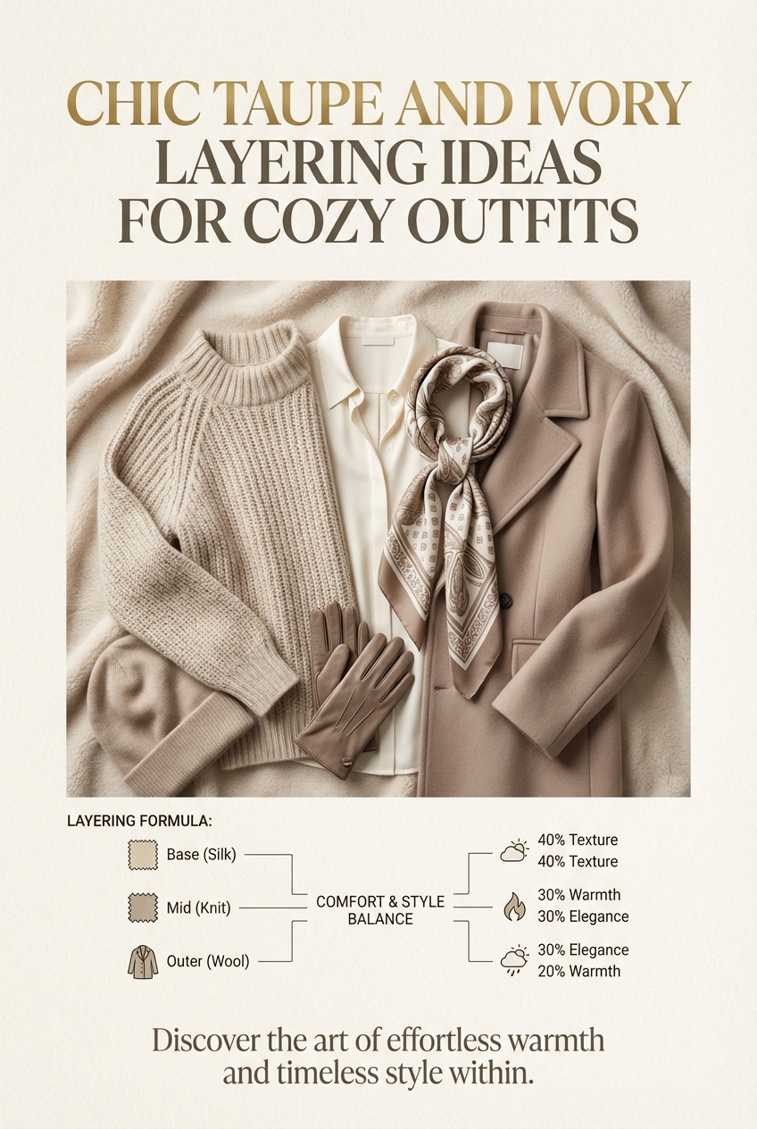 Chic Taupe And Ivory Layering Ideas For Cozy Outfits - photo 3