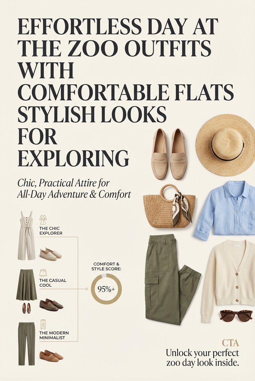 Effortless Day At The Zoo Outfits With Comfortable Flats Stylish Looks For Exploring - photo 3