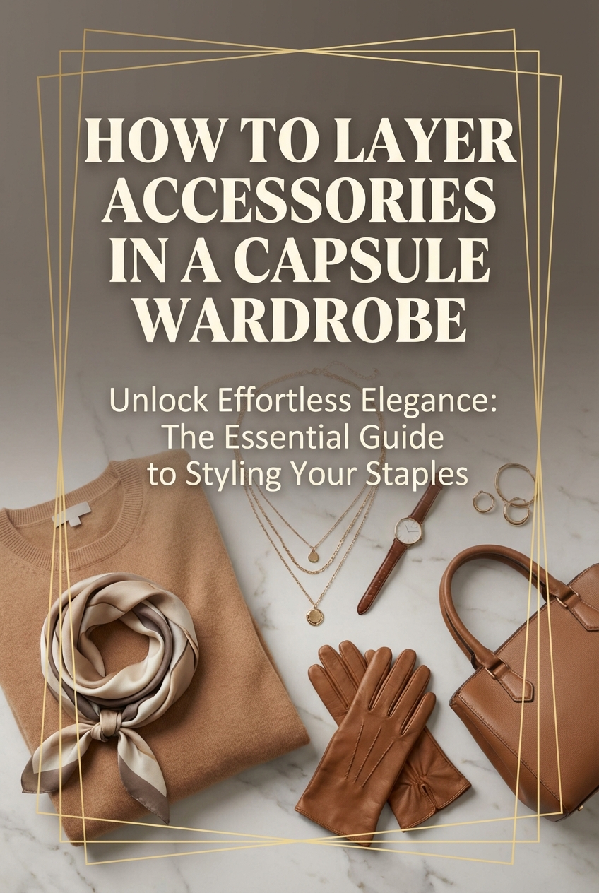 How To Layer Accessories In A Capsule Wardrobe - photo 2