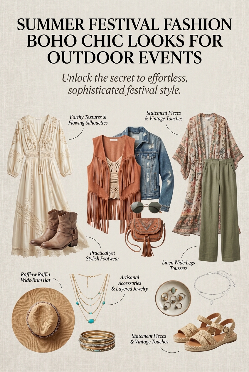Summer Festival Fashion Boho Chic Looks For Outdoor Events - photo 4