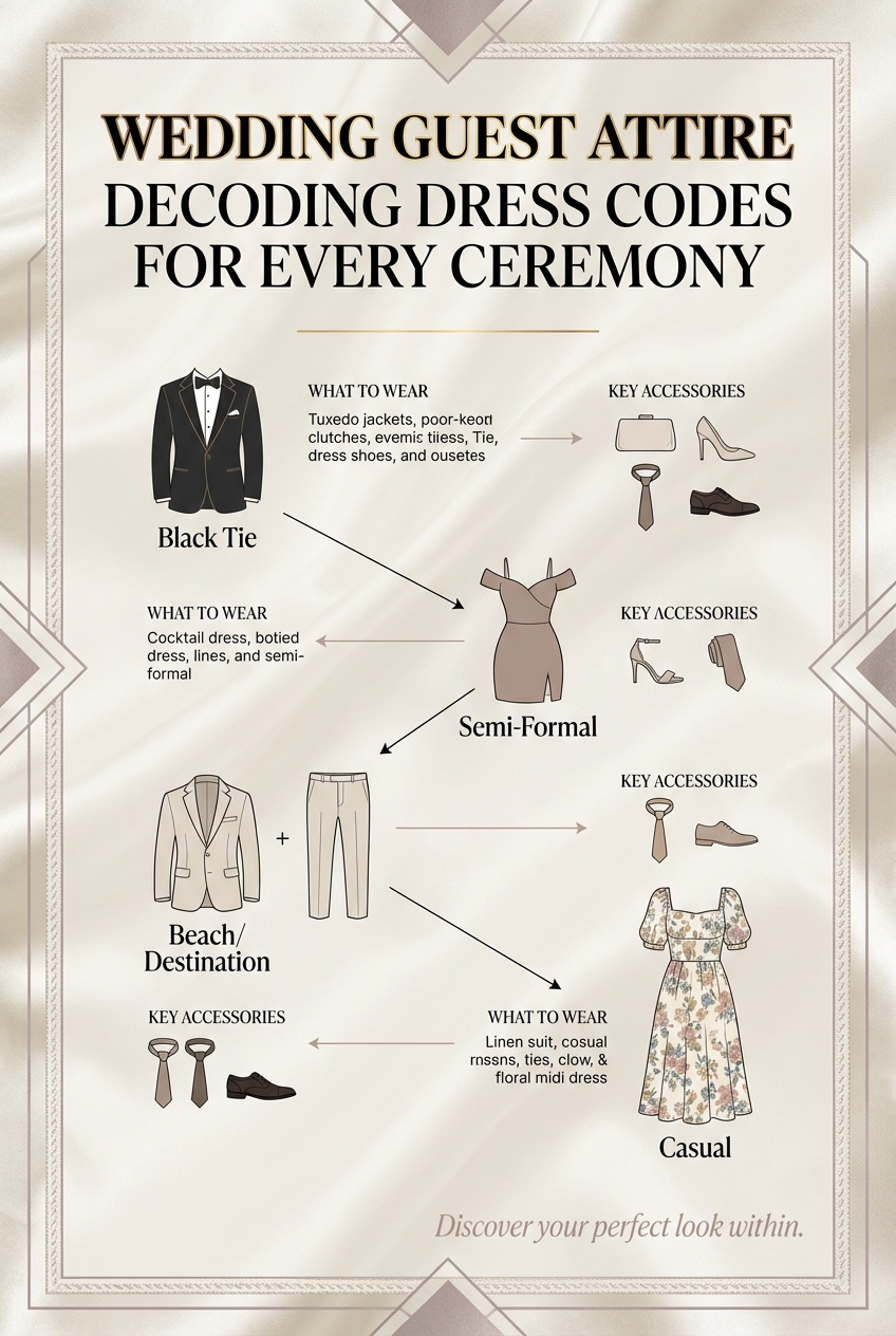 Wedding Guest Attire Decoding Dress Codes For Every Ceremony - photo 3