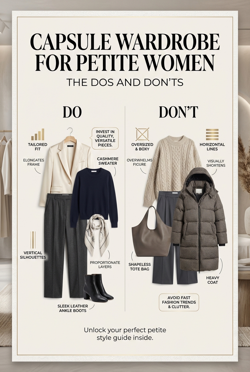 Capsule Wardrobe For Petite Women The Dos And Donts - photo 3