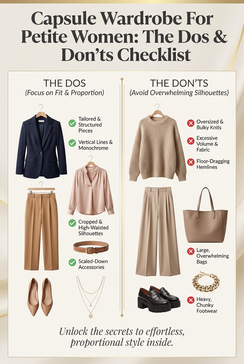 Capsule Wardrobe For Petite Women The Dos And Donts - photo 5