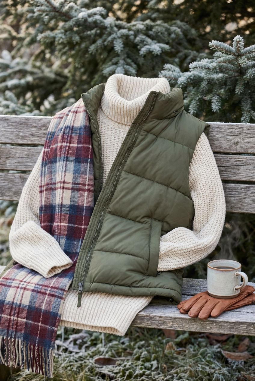 Puffer Vests For Mild But Cold Winter Weather