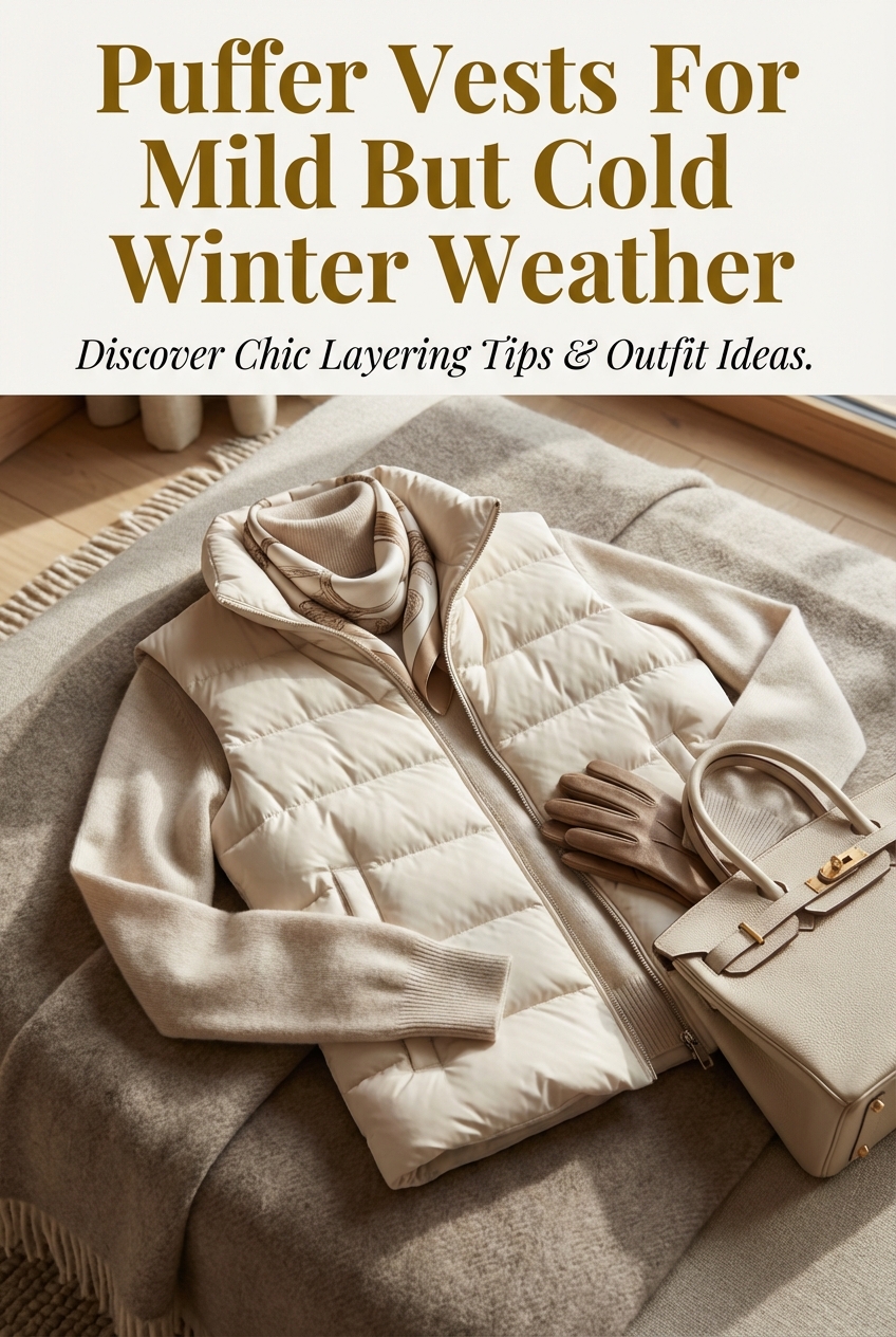 Puffer Vests For Mild But Cold Winter Weather - photo 2