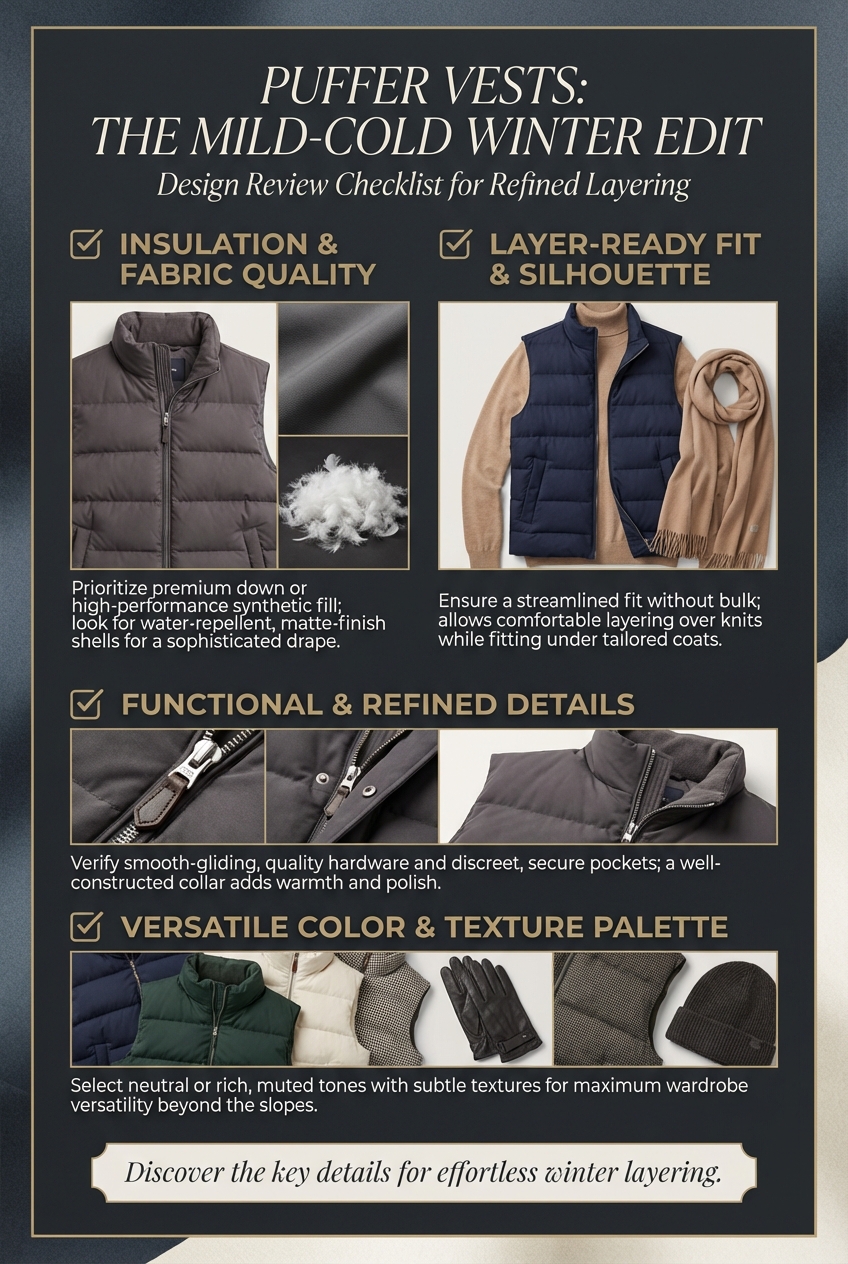 Puffer Vests For Mild But Cold Winter Weather - photo 5