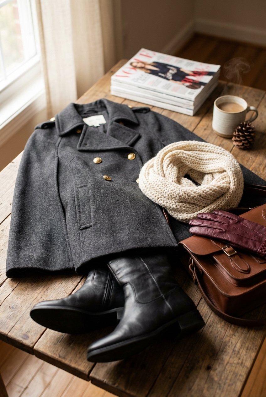 Tailored Cape Coats For Dramatic Winter Looks