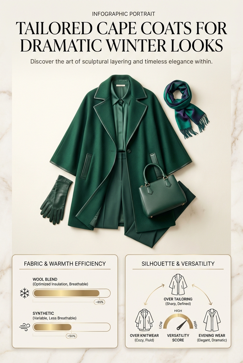 Tailored Cape Coats For Dramatic Winter Looks - photo 3