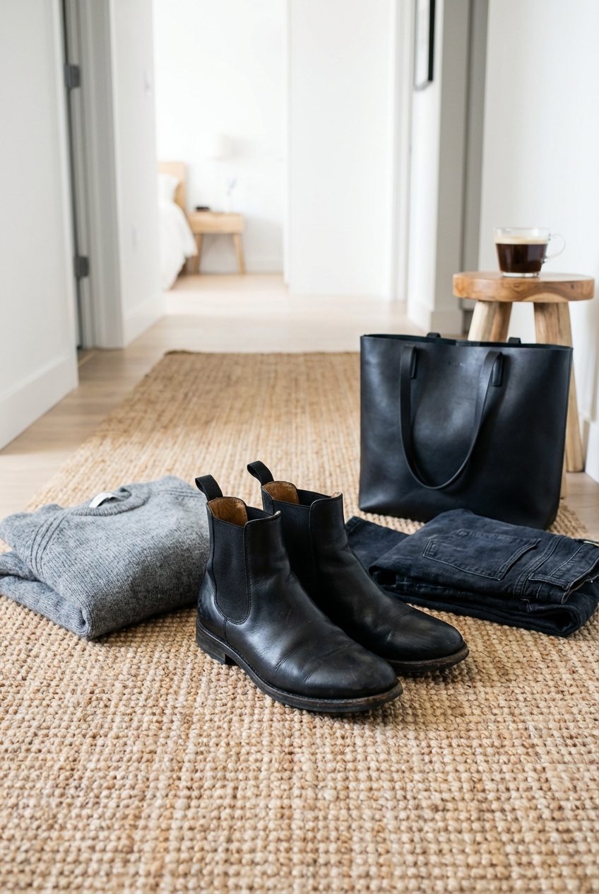 Simple Black Boots For Everyday Wear