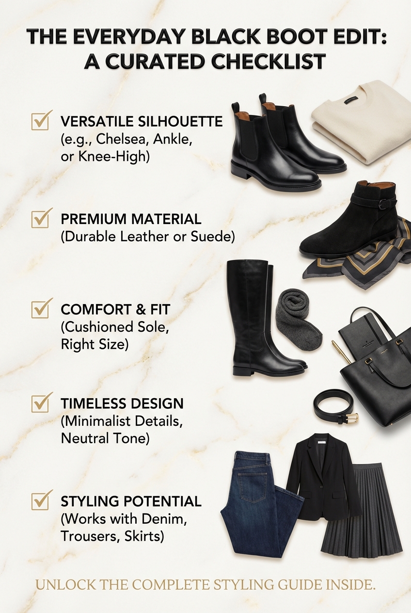 Simple Black Boots For Everyday Wear - photo 5