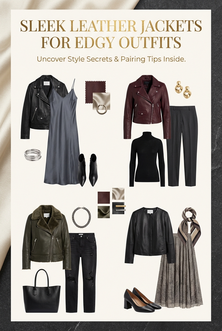 Sleek Leather Jackets For Edgy Outfits - photo 4