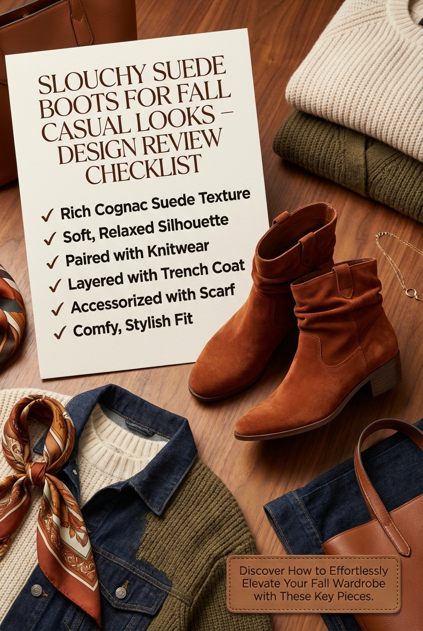 Slouchy Suede Boots For Fall Casual Looks - photo 5