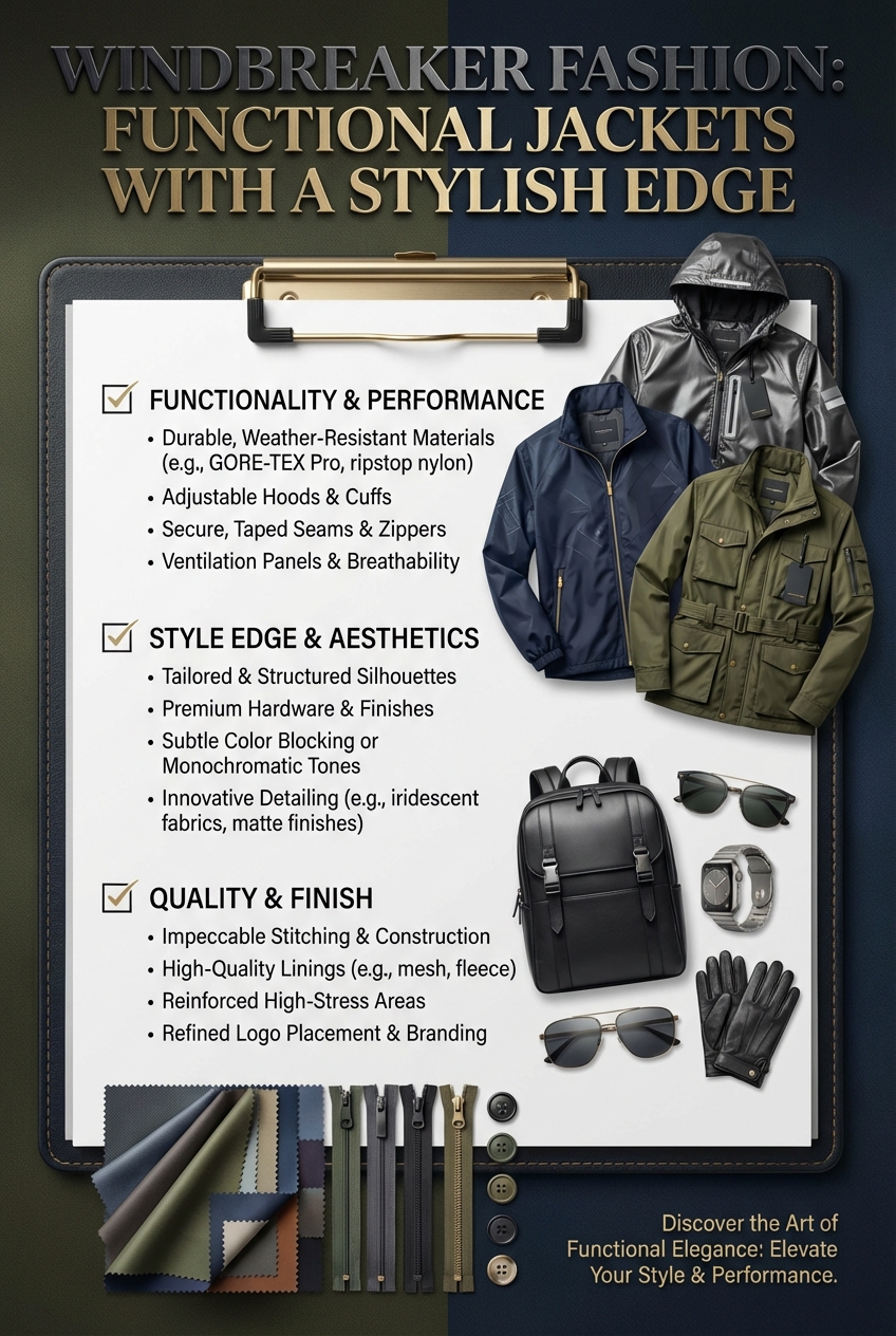 Windbreaker Fashion Functional Jackets With A Stylish Edge - photo 5