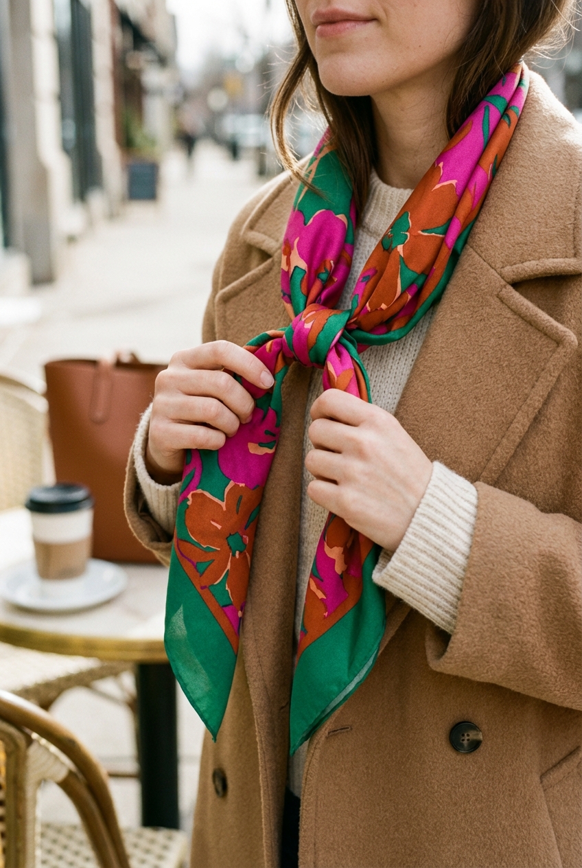 The Art Of Choosing A Bold Scarf To Complete Your Look