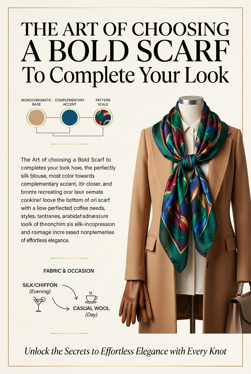 The Art Of Choosing A Bold Scarf To Complete Your Look - photo 3