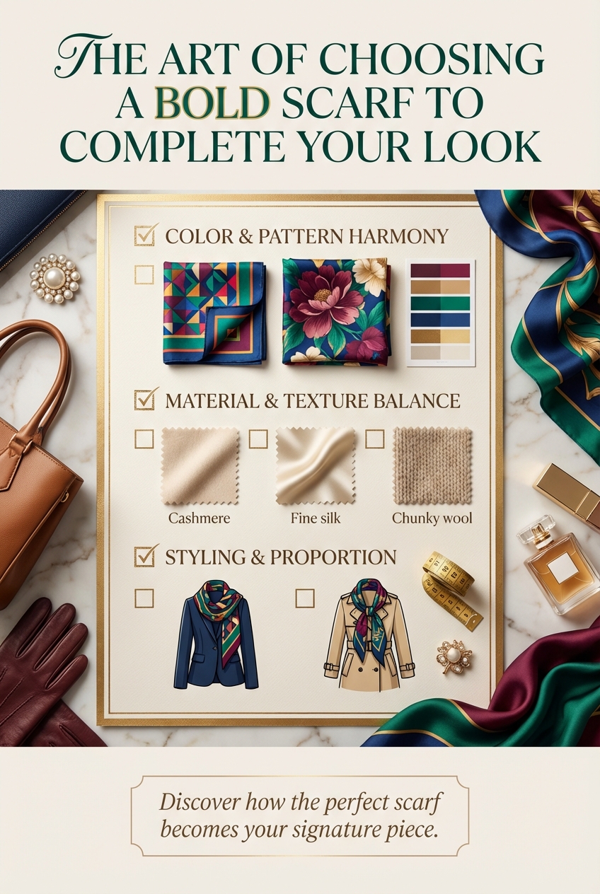 The Art Of Choosing A Bold Scarf To Complete Your Look - photo 5