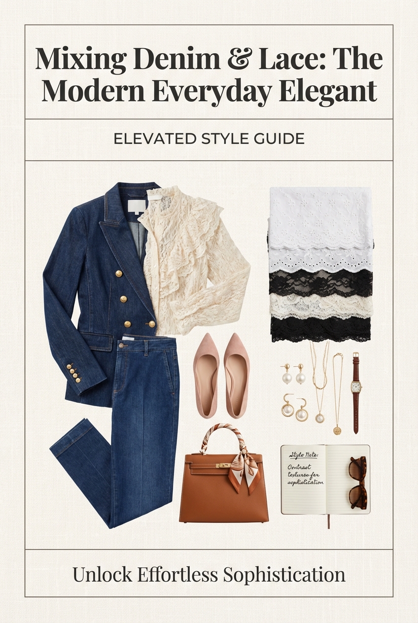 Mixing Denim And Lace For Trendy Everyday Outfits - photo 4