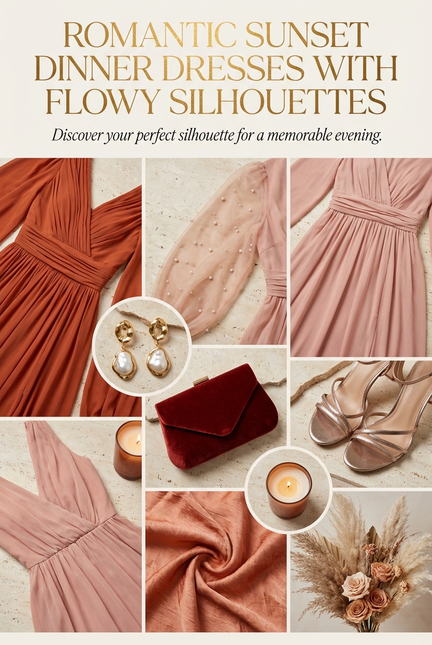 Romantic Sunset Dinner Dresses With Flowy Silhouettes - photo 4