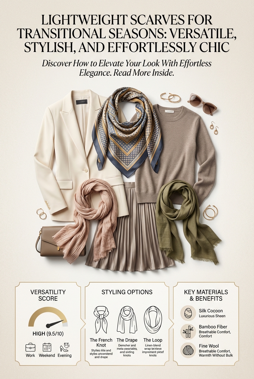 Lightweight Scarves For Transitional Seasons Versatile Stylish And Effortlessly Chic - photo 3