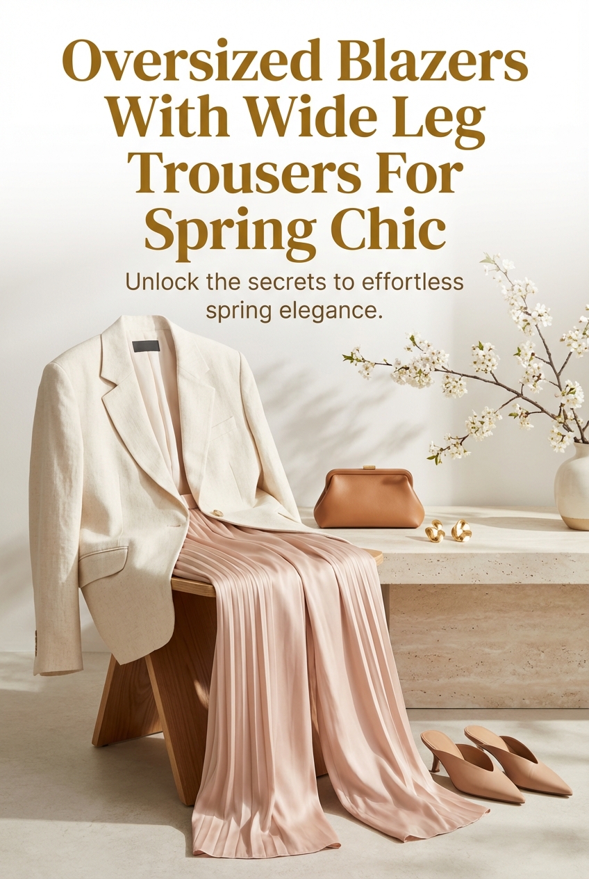 Oversized Blazers With Wide Leg Trousers For Spring Chic - photo 2