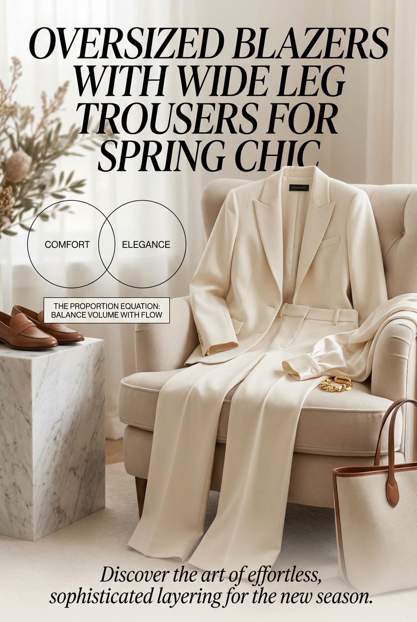 Oversized Blazers With Wide Leg Trousers For Spring Chic - photo 3