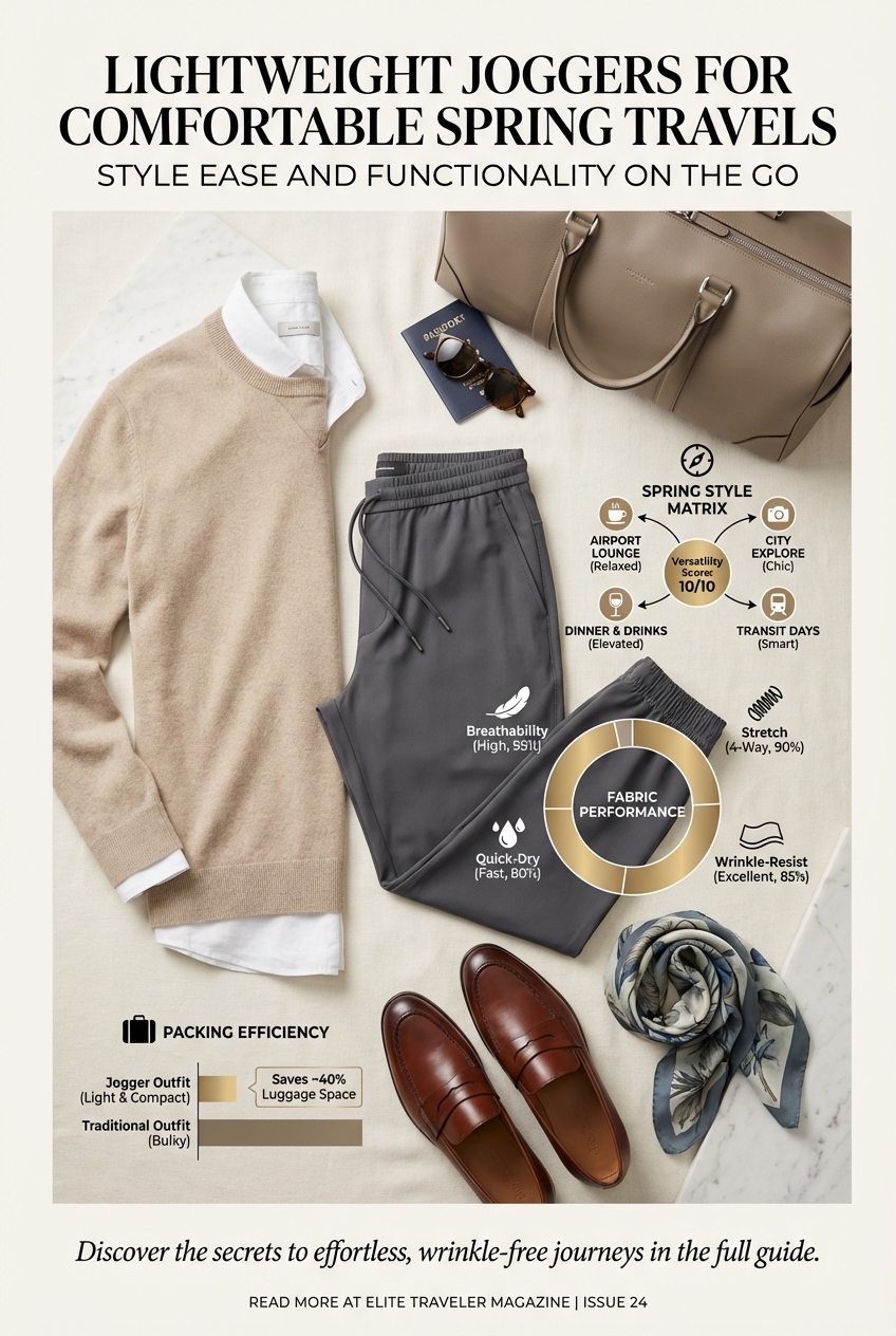 Lightweight Joggers For Comfortable Spring Travels Style Ease And Functionality On The Go - photo 3