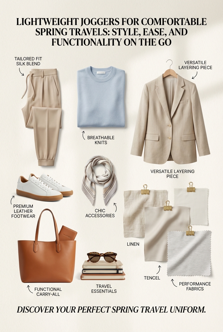 Lightweight Joggers For Comfortable Spring Travels Style Ease And Functionality On The Go - photo 4