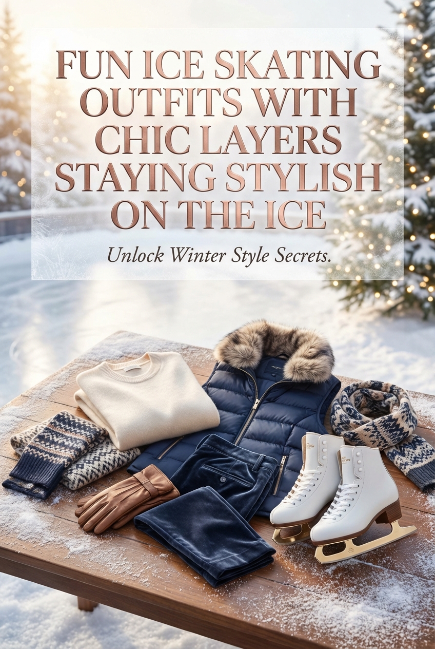 Fun Ice Skating Outfits With Chic Layers Staying Stylish On The Ice - photo 2