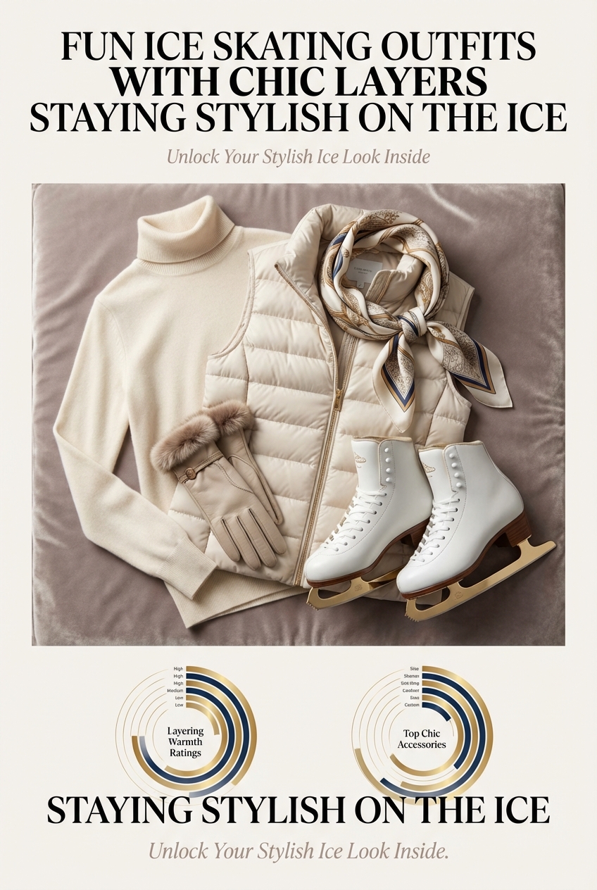 Fun Ice Skating Outfits With Chic Layers Staying Stylish On The Ice - photo 3