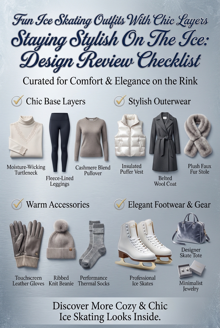 Fun Ice Skating Outfits With Chic Layers Staying Stylish On The Ice - photo 5