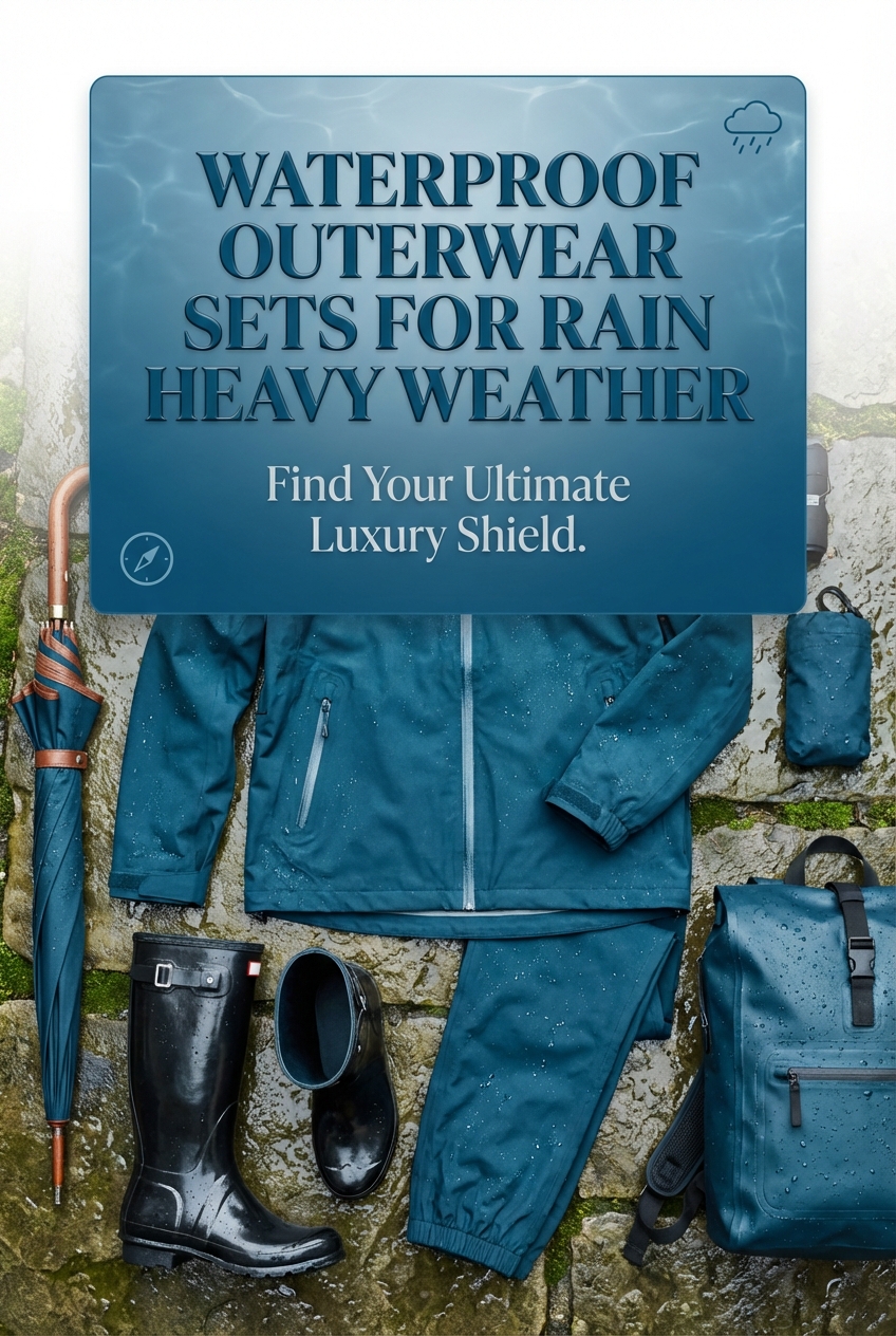 Waterproof Outerwear Sets For Rain Heavy Weather - photo 2